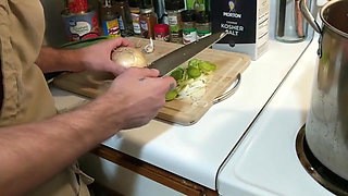 Cum Cooked 3 Leek Chili with Oil Handjob