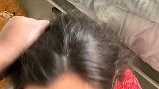 Sexy Slut Gives A Big Cock A Blowjob In The Car