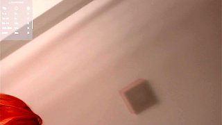 Great Big Boobs On Masturbating Redhead