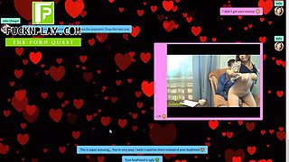 Tricky man seduce coquettish 18yo girl MILF in the chat