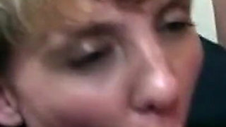 Cum Dripping Gangbang Slut Licks Ass and Swallows Loads