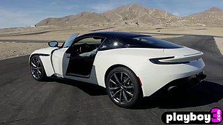 Big natural juggs babe model posed naked