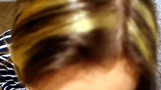 Big cock EXGF interracial busty geek coed blowjob