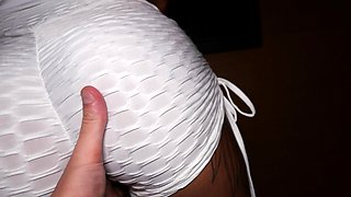 Big ass Thai GF shower and horny sex