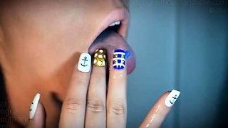 Foot Tongue Mouth and Vore Real Sisterly Love Complete