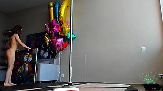 Teen Girl Solo Masturbation and Striptease 5