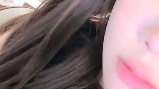 Amateur asian teen licks ass and sucks cock