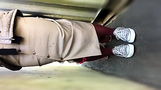 Real party amateur teen sucking cock POV in public