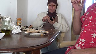 Kinky Turkish Step Mom Swallows Step Sons Cum for Breakfast