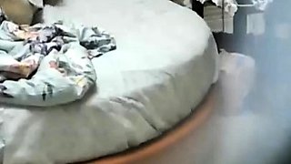 Cute amateur Asian web cam girl teases her great body