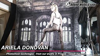 Ariela's blonde sex by Bravo Models