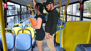 Student Humped and Fucked Inside the Bus in Public!