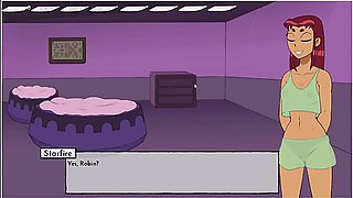 Car Toon In 18titans Episode 2 - Starfire Handjob