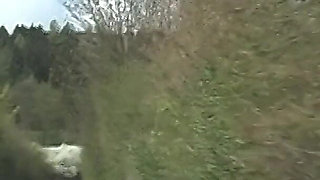 Olds Fuck Dolls - Young Slut Sarah Sweet Giving POV Blowjob to Old Man in Car