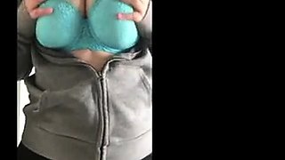 Big Natural Tits BBW with Huge Areolas on Webcam