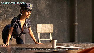 The Busty Police Officer Who Couldn't Resist the Pervy BBC Prisoner PT.1 (3D Anime) Exclusive
