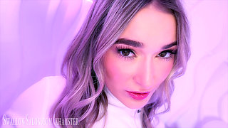 Thea Summers Delivers Sexy Blowjob at the Swallow Salon