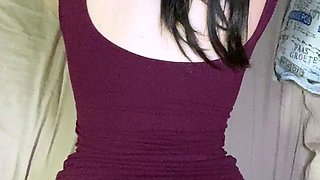 Big Ass Brunette Chick Blowjobs POV