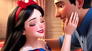 Snow White's Enchanted Castle Night: Classic Dress Open for Intense Pleasure