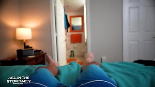 StepMom's Bikini Turns Me On - Hot MILF Gives Me a Blowjob - POV Homemade Sex