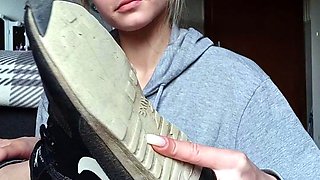 Blond ripping her hose foot fetish and anal sex