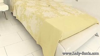 Blonde Trophy Wife Sucks Black Man’s BBC