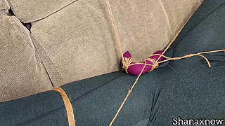 ROPE BONDAGE IMPOSED ORGASM BIG ASS WORSHIP CLENCHING PART 1