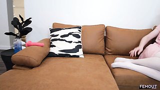 Femout featuring kitten's lingerie clip