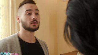 Kiana Kumani Gets Her Stepbrother to Fill in