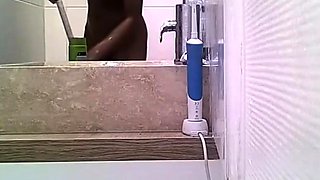Indian stepdaughter spied in the shower