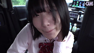 Cosplay Date. Shy Girl on a Daring Outdoor Stroll Part1