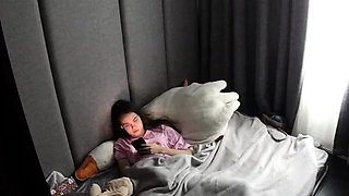 Close up big cock handjob