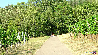 Skinny German Latina Teen Christy Ley Talk to Outdoor Fuck by Stranger