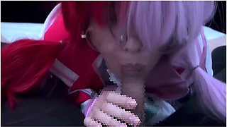 One Piece Diva Uta In Glasses Takes Him To A Virtual Space To Gokkun Blow His Dick