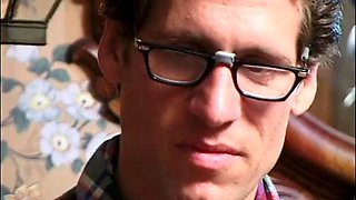 Teen brunette fucked in the bathroom