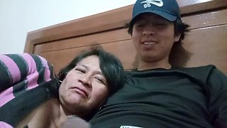 My horny mother-in-law craves my milk every day while her hubby's at work