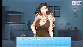 Enjoying some naughty fun with my two milfs and stepsister in my palace