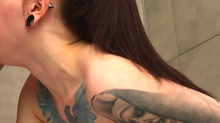 I Saw My Stepbrother While Jerking off in the Shower, Joined Myself, Finished and Helped Him
