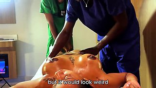 Leyne Rodriguez Rough Fuck - Big Tits Latina Hotwife Gets Nasty Massage & Doggy Style Sex