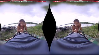 Reality Paramours - Fisherman Get Fortunate and Ravages a Super-hot Nasty Dark haired