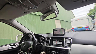 She Takes My Cock in Her Hand While We're Stuck in Traffic on the Highway