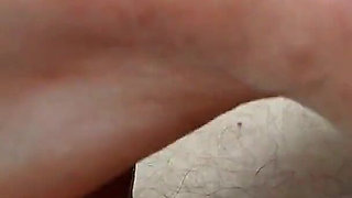 Dirty Feet Footjob in Car While Showing Ass