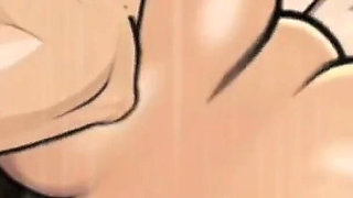 Modest Housewife Cheats on Her Husband in the Shower with a Muscular Guy with a Big Dick. Cartoon