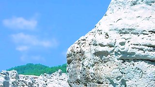 Energetic young nudist chicks secretly filmed having fun