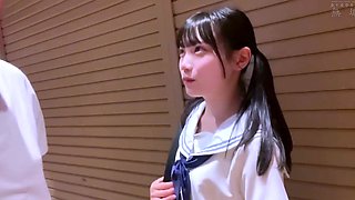 Sneaks Out Of Her School Trip For A French Kiss Date With A