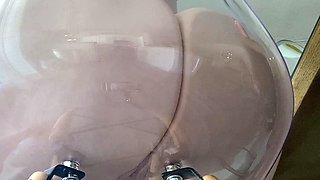 Amateur striptease and Solo masturbation