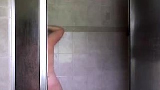 Big-Bottom MILF in the Shower