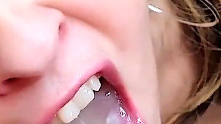 Just the Swallow Big-titted Cum Bucket