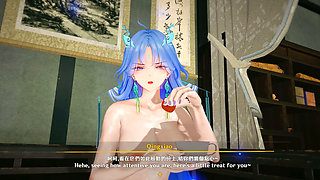 Wuthering Waves - Master Qingxiao's Lewd Training with Two Disciples - 3D Hentai Animations