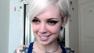 Sara X Mills Blue Leotard Workout Video